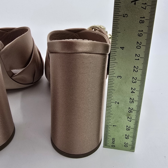 Miu Miu Satin Crystal Rose Mules - Picture 11 of 16